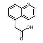 CAS 登录号：152150-03-3， 5-喹啉基乙酸