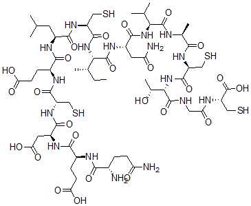 CAS#: 152175-68-3, 1-L-Glutamine-2-L-Glutamic Acid-3-L-Aspartic Acid-6-L-Leucine-8-L-Isoleucine-9-L-Asparagine-10-L-Valine-Guanylin (Rat Reduced)