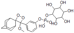CAS#: 152305-53-8, [3-(3'-Methoxyspiro[Adamantane-2,4'-Dioxetane]-3'-Yl)Phenyl] (2,3,4,5,6-Pentahydroxycyclohexyl) Hydrogen Phosphate