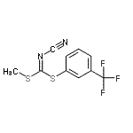 CAS 登录号：152382-06-4， 甲基3-(三氟甲基)苯基氰基碳o二硫代亚氨酸酯