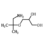 CAS 登录号：152399-01-4， 3-[(1-氨基-2-甲基-2-丙基)氧基]-1,2-丙烷二醇