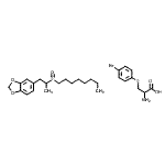 CAS 登录号：152406-99-0， S-(4-溴苯基)半胱氨酸-5-[2-(辛基亚磺酰)丙基]-1,3-苯并二氧戊环(1:1)