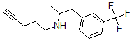 CAS 登录号:15270-53-8, alpha-甲基-N-(4-戊炔基)-3-(三氟甲基)苯乙胺