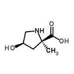 CAS 登录号：152722-92-4， (4R)-4-羟基-2-甲基-D-脯氨酸
