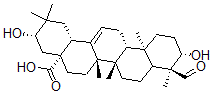 CAS 登录号:152845-76-6, (3S,4aR,6aR,6aS,6bR,9S,10S,12aR,14bR)-9-甲酰基-3,10-二羟基-2,2,6a,6b,9,12a-六甲基-1,3,4,5,6,6a,7,8,8a,10,11,12,13,14b-十四氢苉-4a-羧酸