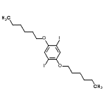 CAS 登录号：153033-31-9， 1,4-二(己氧基)-2,5-二碘苯