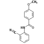 CAS 登录号：153172-71-5， N-(2-氰基苯基)-4-甲氧基苯甲酰胺