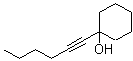 CAS 登录号：15332-33-9， 1-(1-己炔-1-基)环己醇