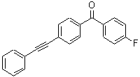 CAS#: 153354-46-2, (4-Fluorophenyl)[4-(Phenylethynyl)Phenyl]Methanone