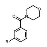 CAS 登录号：153435-81-5， (3-溴苯基)(4-吗啉基)甲酮