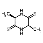 CAS 登录号：153545-23-4， (3R,6S)-3,6-二甲基-2,5-哌嗪二硫酮