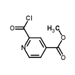 CAS 登录号：153559-43-4， 甲基2-(氯甲酰基)异烟酸酯