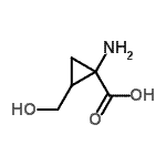 CAS 登录号：153610-74-3， 1-氨基-2-(羟基甲基)环丙烷羧酸