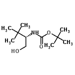 CAS#: 153645-26-2, 2-Methyl-2-Propanyl [(2S)-1-Hydroxy-3,3-Dimethyl-2-Butanyl]Carbamate