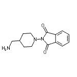 CAS 登录号：153747-01-4， 2-[4-(氨基甲基)-1-哌啶基]-1H-异吲哚-1,3(2H)-二酮