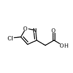 CAS 登录号：153773-42-3， (5-氯-1,2-恶唑-3-基)乙酸