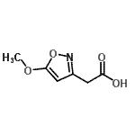 CAS 登录号：153773-43-4， (5-甲氧基-1,2-恶唑-3-基)乙酸