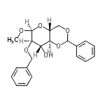 CAS 登录号:15384-58-4, (2-O-苄基-4,6-O-亚苄基)甲基-alpha-D-吡喃葡萄糖苷