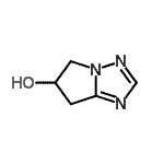 CAS 登录号：153851-41-3， 6,7-二氢-5H-吡咯并[1,2-b][1,2,4]三唑-6-醇
