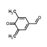 CAS 登录号：153873-03-1， 5-甲基-3-亚甲基-4-氧代-1,5-环己二烯-1-甲醛
