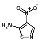 CAS 登录号：153970-45-7， 4-硝基-1,2-噻唑-5-胺