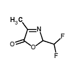 CAS 登录号：154140-57-5， 2-(二氟甲基)-4-甲基-1,3-恶唑-5(2H)-酮