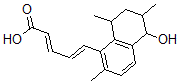 CAS 登录号:154445-08-6, (2E,4E)-5-(5-羟基-2,6,8-三甲基-5,6,7,8-四氢萘-1-基)戊-2,4-二烯酸