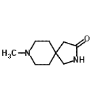 CAS 登录号：154495-67-7， 8-甲基-2,8-二氮杂螺[4.5]癸烷-3-酮