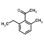 CAS 登录号：154735-88-3， 1-(2-乙基-6-甲基苯基)乙酮