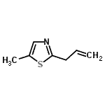 CAS 登录号：154776-22-4， 2-烯丙基-5-甲基-1,3-噻唑