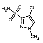 CAS 登录号：154787-25-4， 4-氯-1-甲基-1H-吡唑-3-磺酰胺