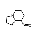 CAS 登录号：154820-12-9， (8S,8aS)-八氢-8-吲嗪甲醛