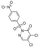 CAS 登录号:155164-61-7, 4,5-二氯-2-(4-硝基苯基)磺酰基哒嗪-3-酮