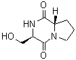 CAS 登录号：155322-95-5， (3R,8aS)-3-(羟基甲基)六氢吡咯并[1,2-a]吡嗪-1,4-二酮