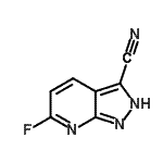 CAS 登录号：155601-83-5， 6-氟-2H-吡唑并[3,4-b]吡啶-3-甲腈
