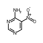 CAS 登录号：15568-46-4， 5-硝基-4-嘧啶胺
