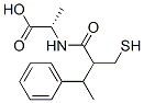 CAS 登录号：155895-89-9， (2S)-2-[[(2S,3R)-3-苯基-2-(巯基甲基)丁酰基]氨基]丙酸