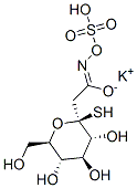 CAS 登录号：15592-33-3， 1-硫代-beta-D-吡喃葡萄糖 1-[N-(磺基氧基)乙亚氨酸酯] 单钾盐