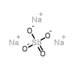 CAS 登录号：15593-75-6， 三钠锑酸盐
