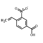 CAS 登录号：156098-55-4， 3-硝基-4-乙烯基苯甲酸