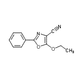 CAS 登录号：156210-50-3， 5-乙氧基-2-苯基-1,3-恶唑-4-甲腈