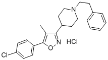 CAS 登录号：156337-32-5， 4-[5-(4-氯苯基)-4-甲基-1,2-恶唑-3-基]-1-(2-苯基乙基)哌啶