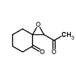 CAS 登录号：156363-75-6， 2-乙酰基-1-氧杂螺[2.5]辛烷-4-酮