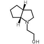 CAS 登录号：156366-41-5， 2-[(3aR,6aR)-六氢环戊并[b]吡咯-1(2H)-基]乙醇