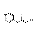 CAS 登录号：156465-31-5， (2E)-N-羟基-1-(4-吡啶基)-2-丙亚胺