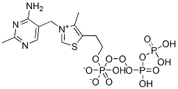 CAS#: 15666-52-1, [[2-[3-[(4-Amino-2-Methyl-Pyrimidin-5-Yl)Methyl]-4-Methyl-1-Thia-3-Azoniacyclopenta-2,4-Dien-5-Yl]Ethoxy-Hydroxy-Phosphoryl]Oxy-Hydroxy-Phosphoryl]Oxyphosphonic Acid