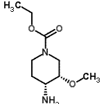 CAS#: 156970-97-7, Ethyl (3S,4R)-4-Amino-3-Methoxy-1-Piperidinecarboxylate