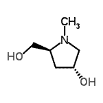 CAS 登录号：157087-65-5， (3R,5S)-5-(羟基甲基)-1-甲基-3-吡咯烷醇