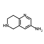 CAS 登录号：157199-56-9， 5,6,7,8-四氢-1,6-萘啶-3-胺