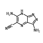 CAS 登录号：157224-96-9， 3,6-二氨基-1H-吡唑并[3,4-b]吡嗪-5-甲腈